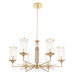 Люстра с 6-ю цилиндрическими стеклянными плафонами Jeanette варинант исполнения - 4 | Loft Concept в Санкт-петербурге