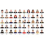 The Lives of 50 Fashion Legends варинант исполнения - 3 | Loft Concept в Санкт-петербурге