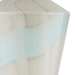 Настольная лампа стеклянная с тканевым абажуром Edges варинант исполнения - 1 | Loft Concept в Санкт-петербурге