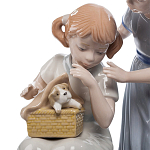 Статуэтка фарфоровая Девочки с собачками Charming Statuette варинант исполнения - 1 | Loft Concept в Санкт-петербурге