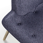 Мебельная ткань Шенилл синий цвет 138 см T4-33 варинант исполнения - 3 | Loft Concept в Санкт-петербурге