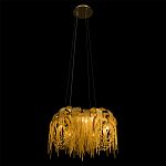 Люстра подвесная круглая с изогнутыми металлическими дугами и ниспадающими цепочками 65 см Atlantis Chain варинант исполнения - 5 | Loft Concept в Санкт-петербурге