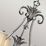 Люстра с 7-ю кремовыми текстильными абажурами Hinkley варинант исполнения - 4 | Loft Concept в Санкт-петербурге