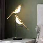 Настольная лампа с 2-мя плафонами в виде птичек Flight of Light варинант исполнения - 1 | Loft Concept в Санкт-петербурге