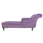 Кушетка фиолетовая с мягкой обивкой из велюра Michael Couch варинант исполнения - 2 | Loft Concept в Санкт-петербурге