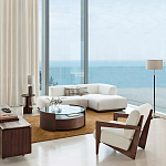 Кресло Avalon White Boucle из массива ореха варинант исполнения - 9 | Loft Concept в Санкт-петербурге