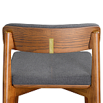 Барный стул из массива ясеня с обивкой из рогожки Elegant Ash варинант исполнения - 5 | Loft Concept в Санкт-петербурге