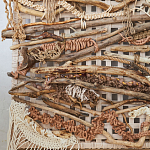 Большая Абстрактное Панно из веток и нитей Dryad Wall Art варинант исполнения - 5 | Loft Concept в Санкт-петербурге