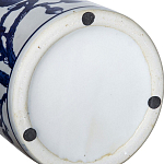 Ваза цилиндрической формы с крышкой и синим цветочным узором на белом фоне Blue & White Ornament варинант исполнения - 3 | Loft Concept в Санкт-петербурге