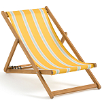 Шезлонг из акации и ткани Argentina варинант исполнения - 3 | Loft Concept в Санкт-петербурге