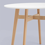 Обеденный стол с белой столешницей ELUNED FURNITURE варинант исполнения - 3 | Loft Concept в Санкт-петербурге