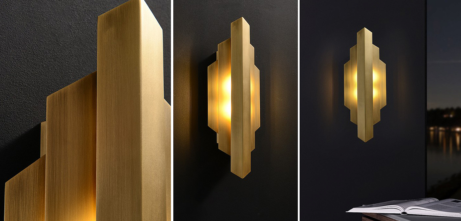 Бра Deco Sconce Vertical Geometric Modern Studio Endo по цене 25 400