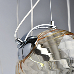 Люстра каскадная с 9-ю разноцветными стеклянными плафонами Kaleido варинант исполнения - 8 | Loft Concept в Санкт-петербурге