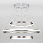 Люстра Light Ring Vertical Silver 5 колец серебро варинант исполнения - 4 | Loft Concept в Санкт-петербурге