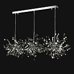 Люстра подвесная из трех частей с металлическими круглыми элементами Terzani Argent варинант исполнения - 8 | Loft Concept в Санкт-петербурге