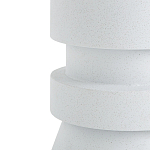 Приставной стол из искусственного камня Chess White варинант исполнения - 2 | Loft Concept в Санкт-петербурге