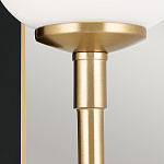  Бра с прямоугольным черным основанием и белым матовым цилиндрическим плафоном Kichler варинант исполнения - 11 | Loft Concept в Санкт-петербурге