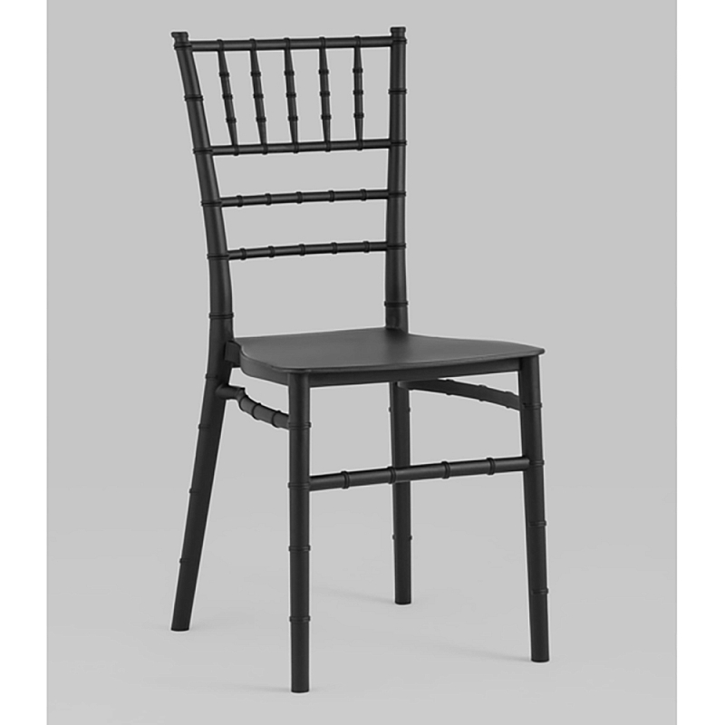Стул Chiavari пластик черный Черный Стул Chiavari пластик черный Черный в Санкт-петербурге | Loft Concept