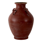 Ваза бордовая с 4-мя фактурными ручками Vase Burgundy Glaze варинант исполнения - 1 | Loft Concept в Санкт-петербурге