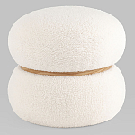 Пуф Полли S тедди белый варинант исполнения - 1 | Loft Concept в Санкт-петербурге