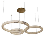 Люстра с 3-мя кольцами из натурального камня Minerals of Light варинант исполнения - 5 | Loft Concept в Санкт-петербурге