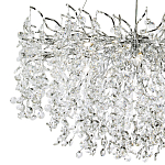Люстра с хрустальными подвесками на металлических ветках Fairytree Light Silver Chandelier 18 варинант исполнения - 3 | Loft Concept в Санкт-петербурге