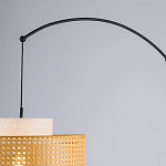 Торшер с декоративным поясом из плетеного бамбука Biuloggicu варинант исполнения - 3 | Loft Concept в Санкт-петербурге