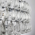 Люстра с хрустальными подвесками в виде капель Antoine Crystal Drops Chrome Chandelier 16 варинант исполнения - 3 | Loft Concept в Санкт-петербурге