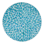 Столик с инкрустацией с перламутровым узором Flower Blue варинант исполнения - 2 | Loft Concept в Санкт-петербурге