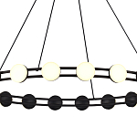 Люстра кольцевая с круглыми светодиодными источниками света Maxine Light варинант исполнения - 5 | Loft Concept в Санкт-петербурге