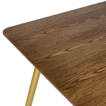 Обеденный стол на металлических ножках Casey Brass Dining Table варинант исполнения - 5 | Loft Concept в Санкт-петербурге