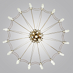 Люстра подвесная из металла с прозрачными подвесками из хрусталя Quasar 93 варинант исполнения - 4 | Loft Concept в Санкт-петербурге