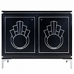 Черный комод в стиле арт-деко Luciano варинант исполнения - 1 | Loft Concept в Санкт-петербурге