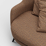 Мебельная ткань Шенилл терракотовый цвет 142 см T4-58 варинант исполнения - 4 | Loft Concept в Санкт-петербурге