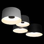 Потолочный светильник с 4-мя цилиндрическими абажурами белого серого и черного цвета Urban Dome варинант исполнения - 4 | Loft Concept в Санкт-петербурге