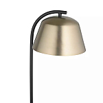 Торшер на изогнутом основании в сочетании черного и золотистого цвета Stable Base варинант исполнения - 2 | Loft Concept в Санкт-петербурге