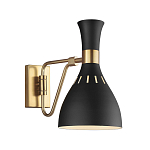 Бра с плафоном в форме песочных часов с узкими перфорированными отверстиями Feiss варинант исполнения - 1 | Loft Concept в Санкт-петербурге