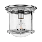 Потолочный светильник для ванных комнат с цилиндрическим стеклянным плафоном и одной лампой Hinkley варинант исполнения - 13 | Loft Concept в Санкт-петербурге