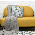 Чехол на подушку с рисунком и вышивкой Aurora Allure Sprout варинант исполнения - 5 | Loft Concept в Санкт-петербурге