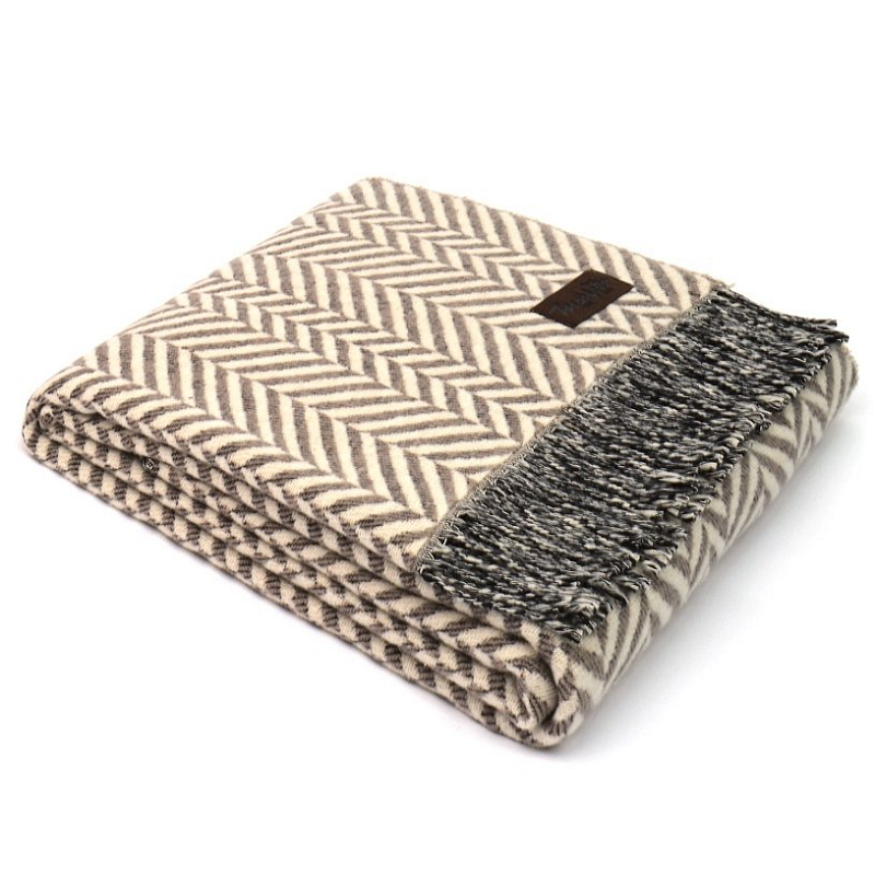 Плед PALLADIO 0001 Marzotto Бежевый в Санкт-петербурге | Loft Concept 