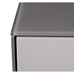 Комод со стеклянной столешницей и с выдвижными ящиками Minimalist Accent варинант исполнения - 5 | Loft Concept в Санкт-петербурге