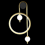 Бра с круглой рамкой и стеклянными белыми шарами B.LUX C Ball варинант исполнения - 3 | Loft Concept в Санкт-петербурге