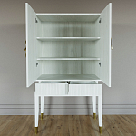 Кабинетный шкаф Elsa Dreams White с 2-мя ящиками варинант исполнения - 4 | Loft Concept в Санкт-петербурге