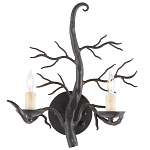 Бра черное в виде ствола дерева Branched Tree варинант исполнения - 2 | Loft Concept в Санкт-петербурге