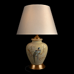 Настольная лампа бежевая с изображением птиц Slip Away варинант исполнения - 2 | Loft Concept в Санкт-петербурге