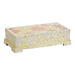 Шкатулка Oceane Bone Inlay Yellow варинант исполнения - 1 | Loft Concept в Санкт-петербурге