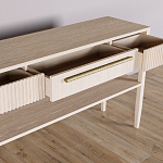 Дизайнерская Консоль с полкой и ящиком Primo Светлый дуб варинант исполнения - 5 | Loft Concept в Санкт-петербурге