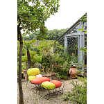 Дизайнерское разноцветное кресло на металлическом каркасе с подставкой для ног Poltronova Plasma Armchair варинант исполнения - 9 | Loft Concept в Санкт-петербурге