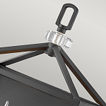 Бра в черном цвете с двумя лампами в форме свечи и стеклянными элементами Hinkley варинант исполнения - 2 | Loft Concept в Санкт-петербурге