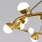 Люстра подвесная светодиодная с плафонами в форме шара Italian Globe Cedar Moss Light варинант исполнения - 3 | Loft Concept в Санкт-петербурге